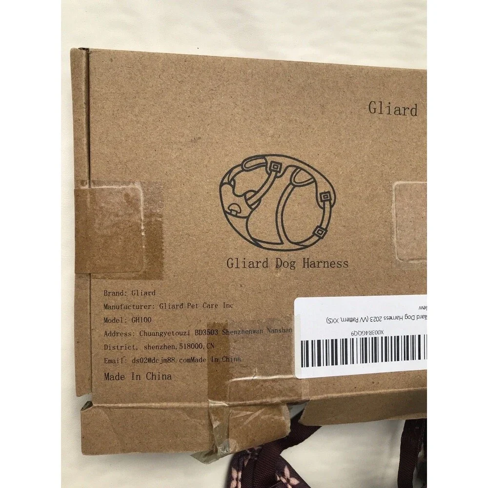 Gliard Pet Care Adjustable Walking Dog Harness Size XXS